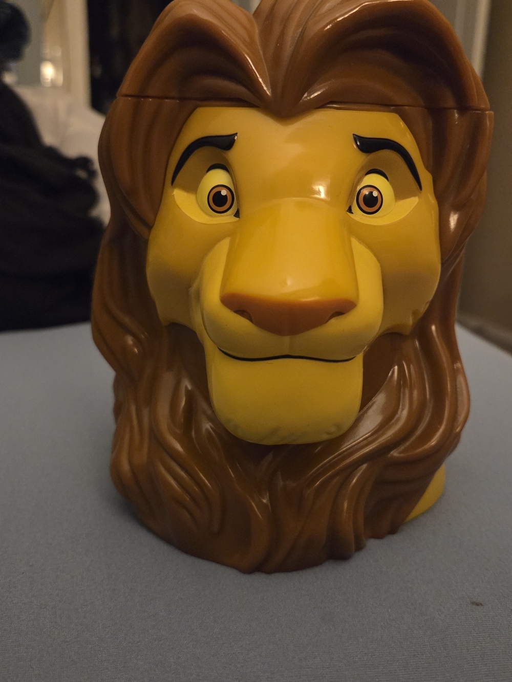 Disney Vintage 1998 Simba The Lion King Flip-Top Cup Mug